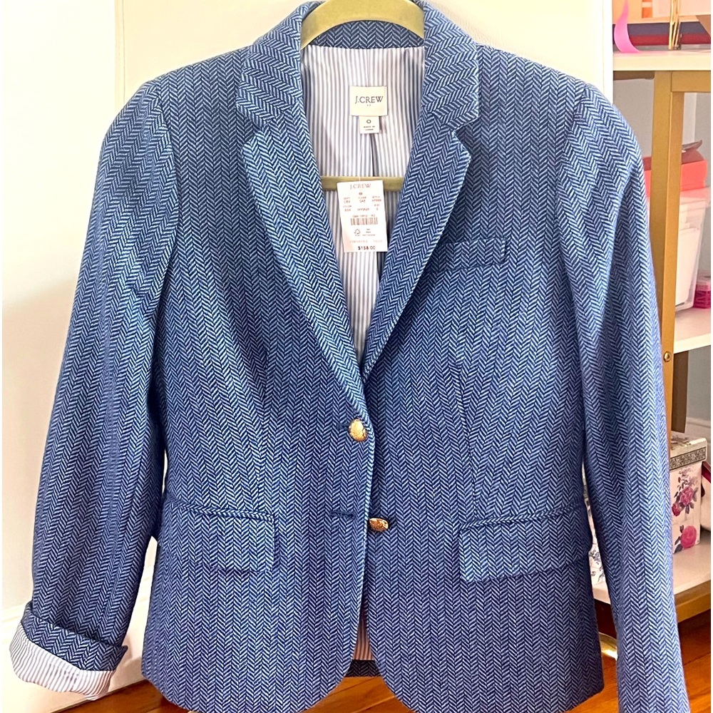 Great sharp spring blazer! 🤩 blue Tailored fit, striped lining!